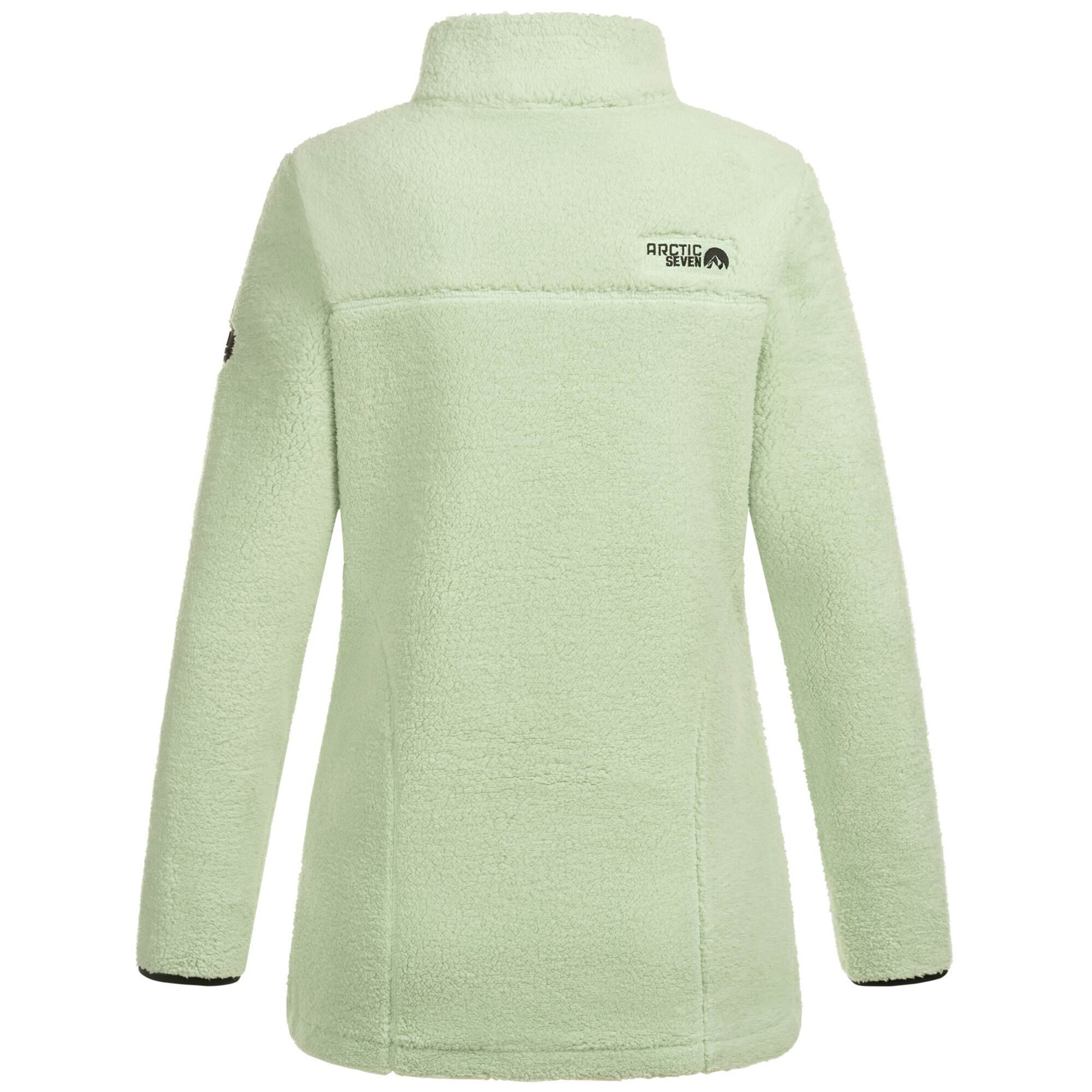 Arctic Seven Fleece Jacket 'Sherpa' in Green