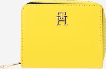 Porte-monnaies 'Iconic' TOMMY HILFIGER en jaune : devant