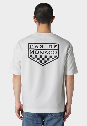 T-Shirt 'IMPASSE' Pas De Monaco en blanc