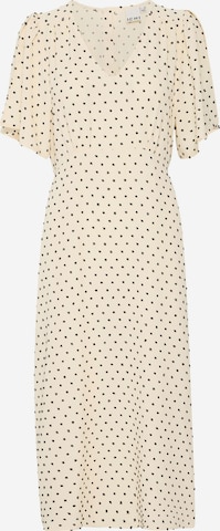 ICHI Jurk 'ZABBY' in Beige: voorkant