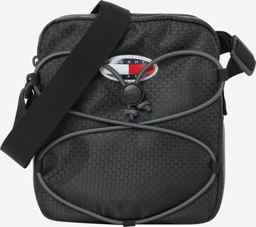 Sac à bandoulière Tommy Jeans en noir : devant