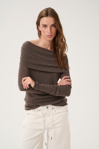 My Essential Wardrobe Shirt 'Polly' in Brown: front