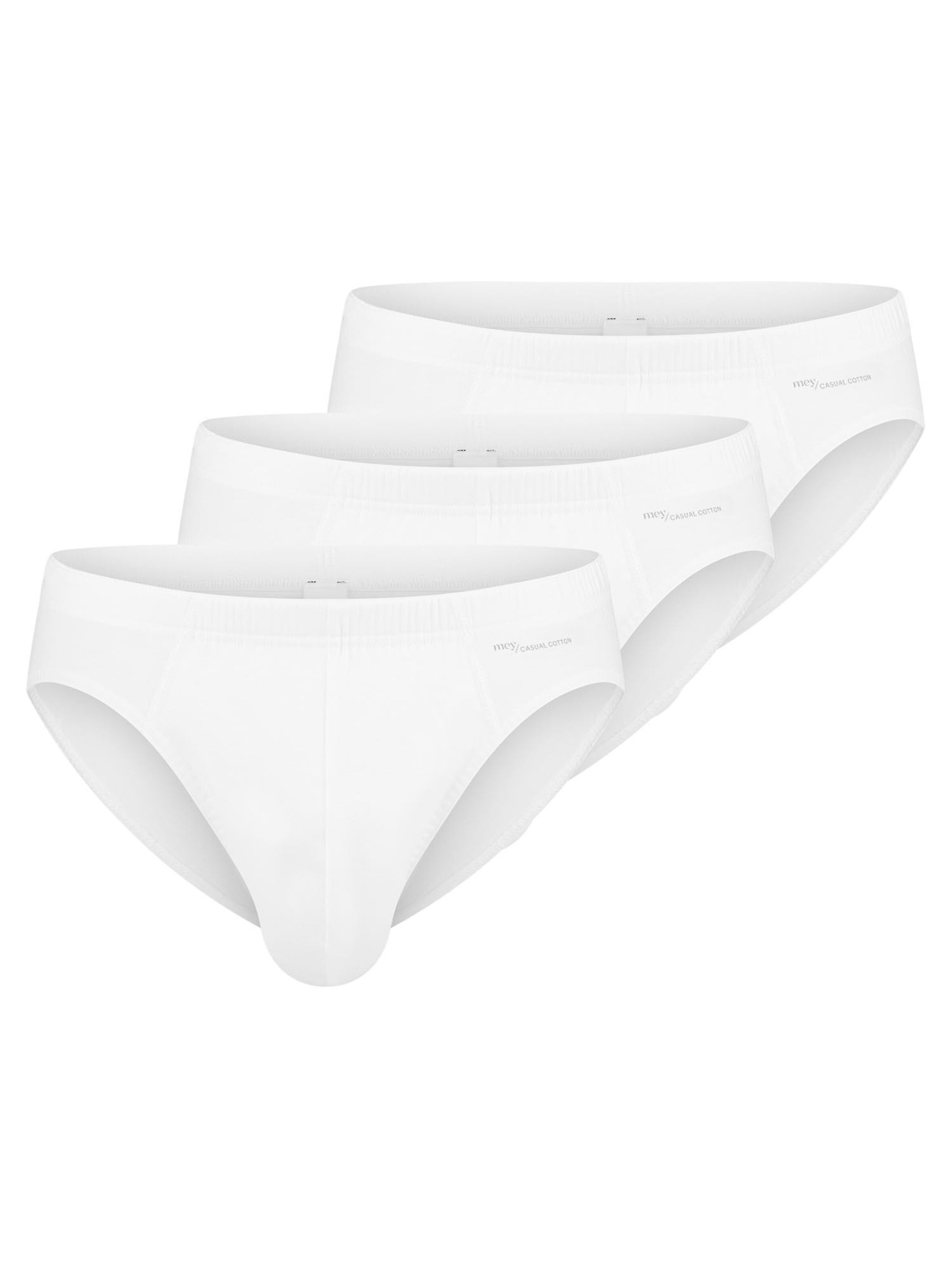 Mey Slip 'Casual Cotton' in de kleur Wit, Productweergave