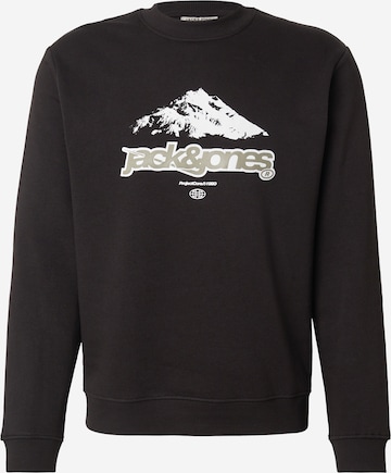 JACK & JONES - Sudadera 'JCOFLARE' en negro: frente