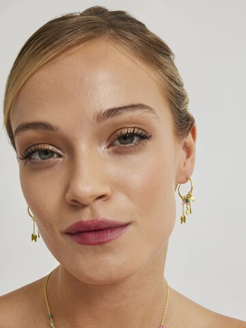 Luxenter - Pendientes 'Mariposa' en oro