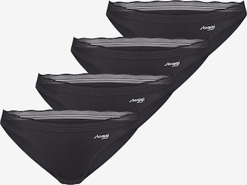 SLOGGI Slip 'Go Blush' in Schwarz: Vorderseite