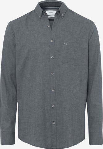 BRAX Button Up Shirt 'DANIEL' in Grey: front