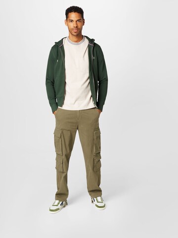 GANT Regular fit Zip-Up Hoodie in Green