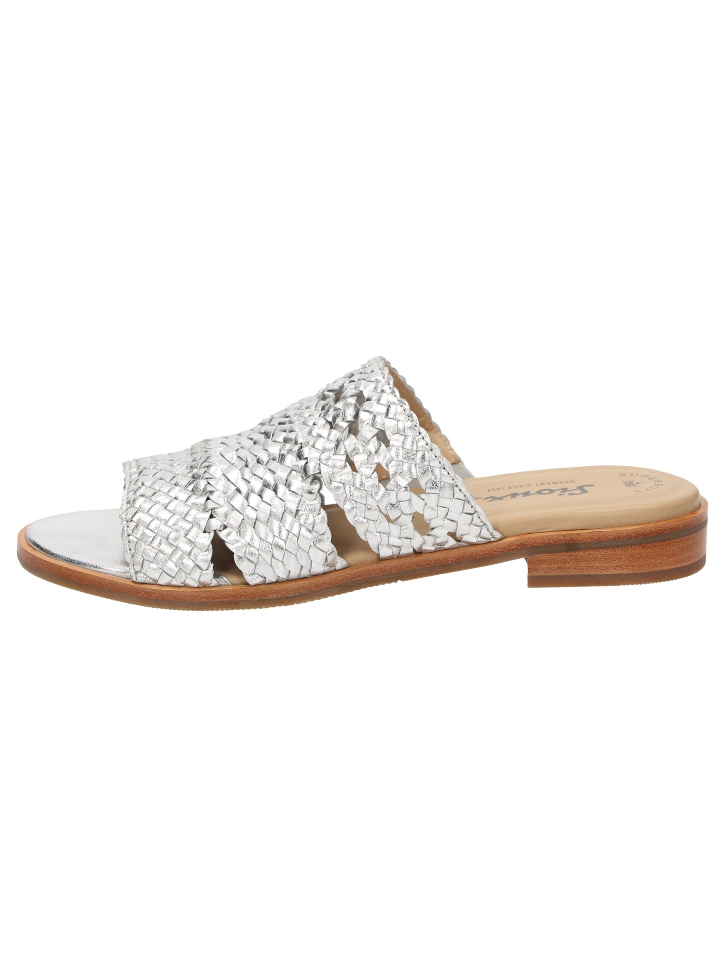 SIOUX Pantolette ' Cosinda-703 ' in Silber
