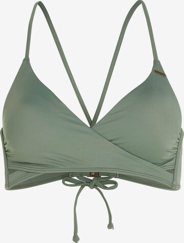 O'NEILL Triangle Bikini Top 'Baay' in Green: front