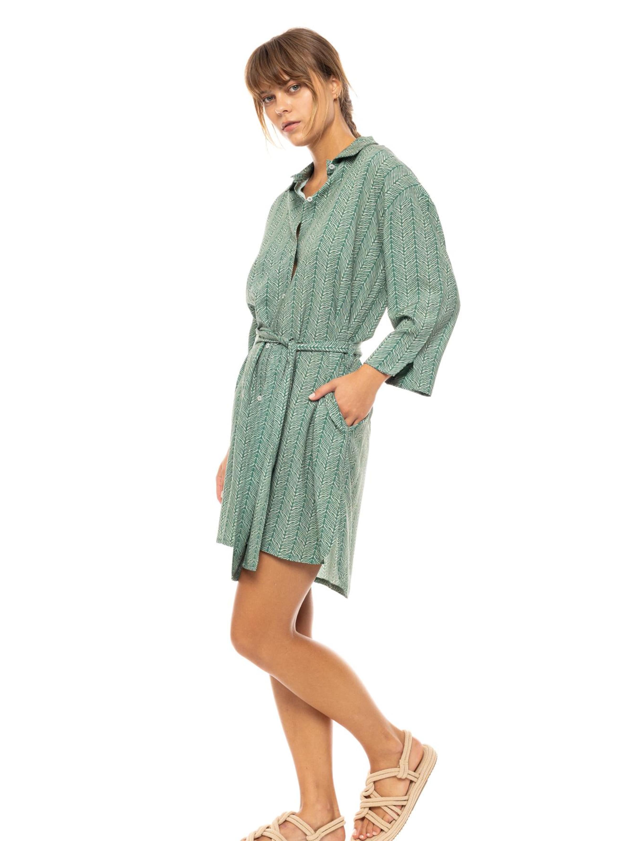 Pink Label Summer Dress in Green
