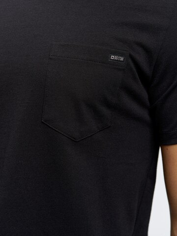 BIG STAR Shirt 'Carbon' in Zwart