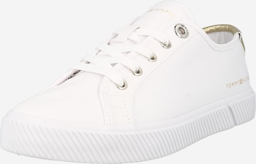 Sneaker low de la TOMMY HILFIGER pe alb: față