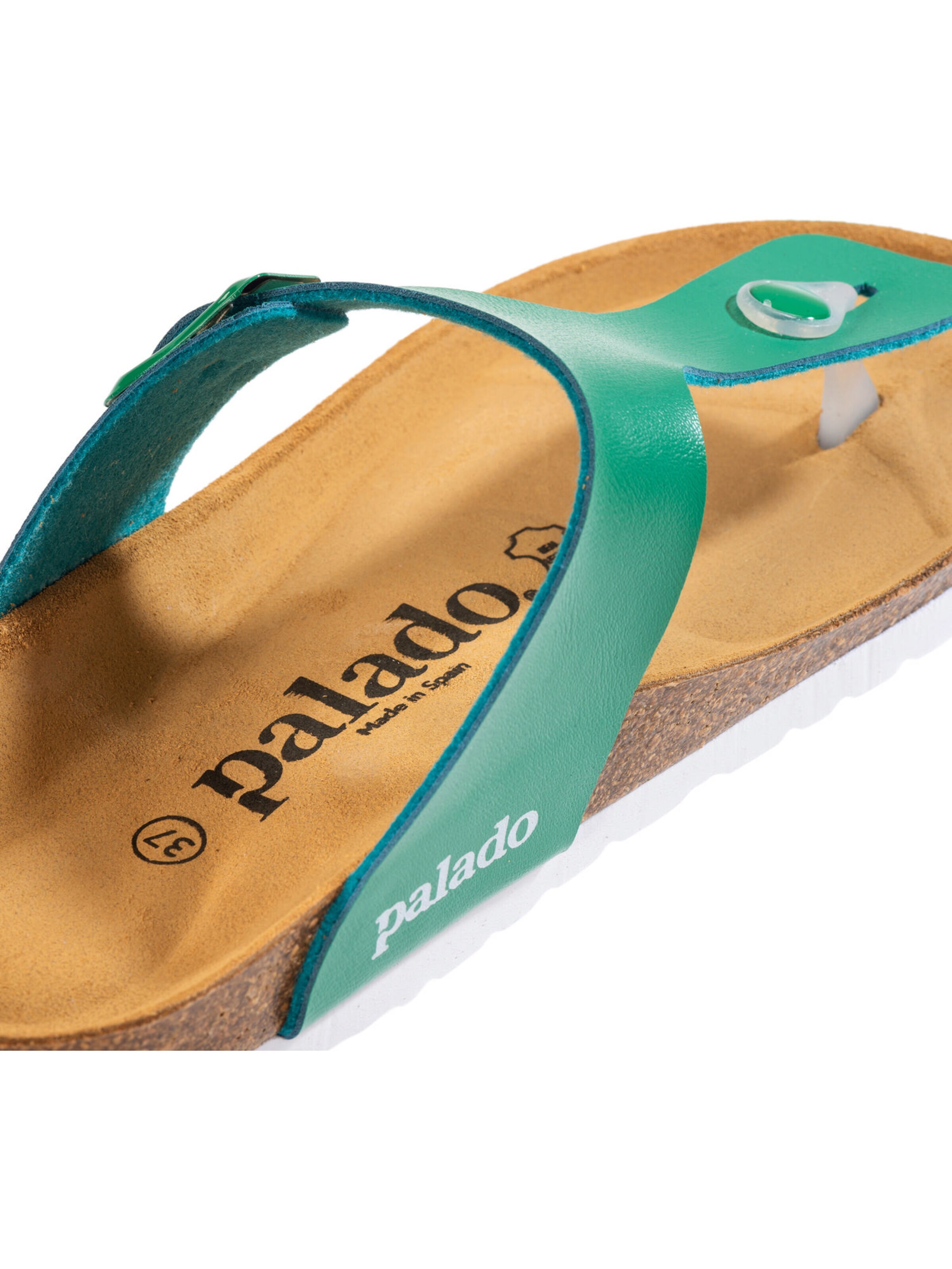 Palado T-bar sandals 'Palado Kos Matt' in Green
