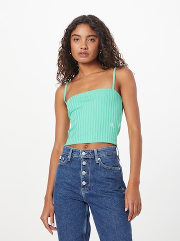 Calvin Klein Jeans Top - Zelená: predná strana