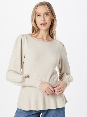 ONLY Pullover 'Sanna Lisa' in Beige: predná strana