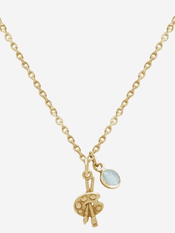 Gemshine Necklace 'Pinselpalette' in Gold