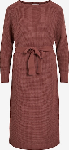 Rochie tricotat 'VIBUBBA' de la VILA pe roșu: față