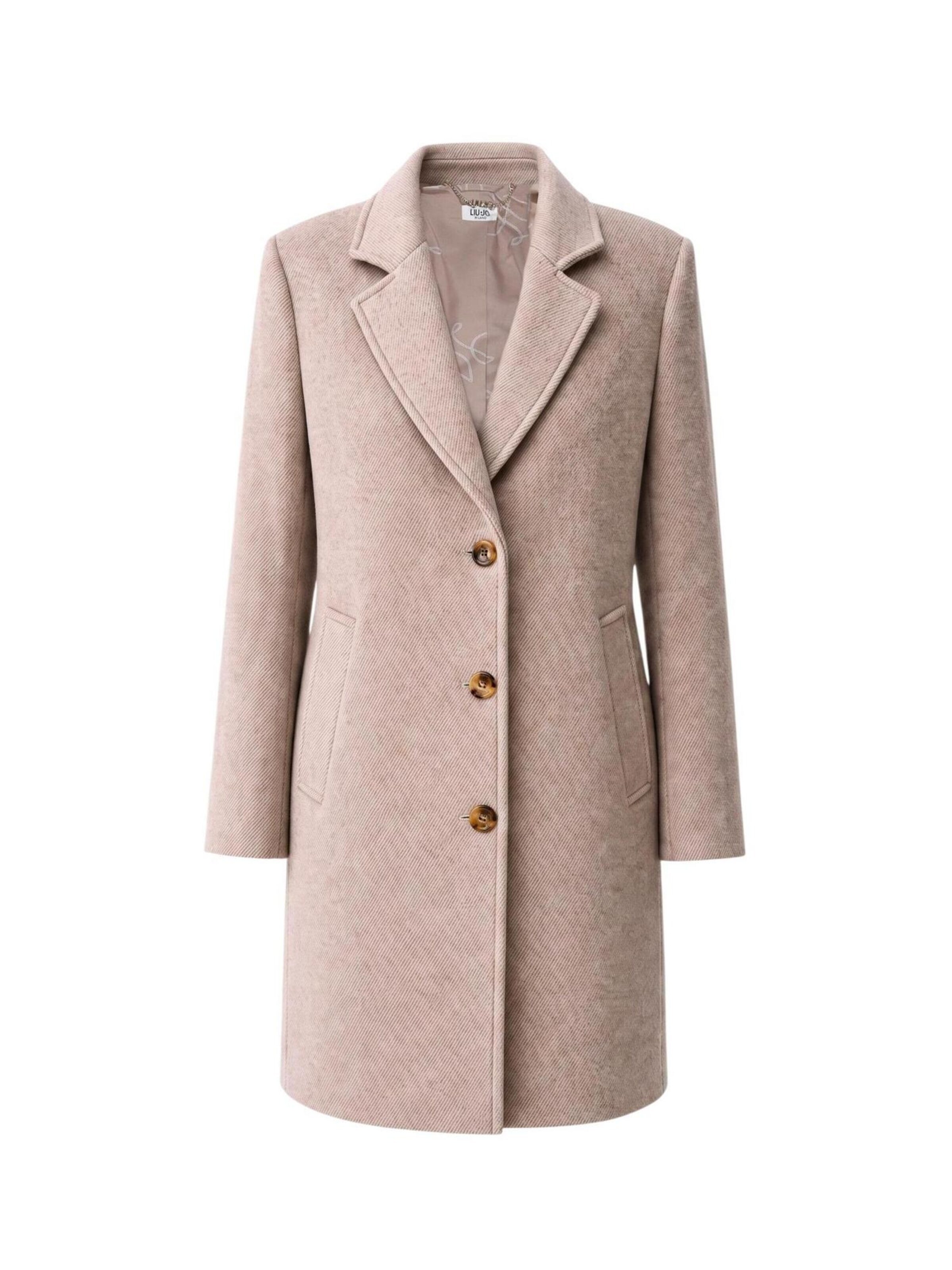 Liu Jo Wintermantel in Beige: voorkant