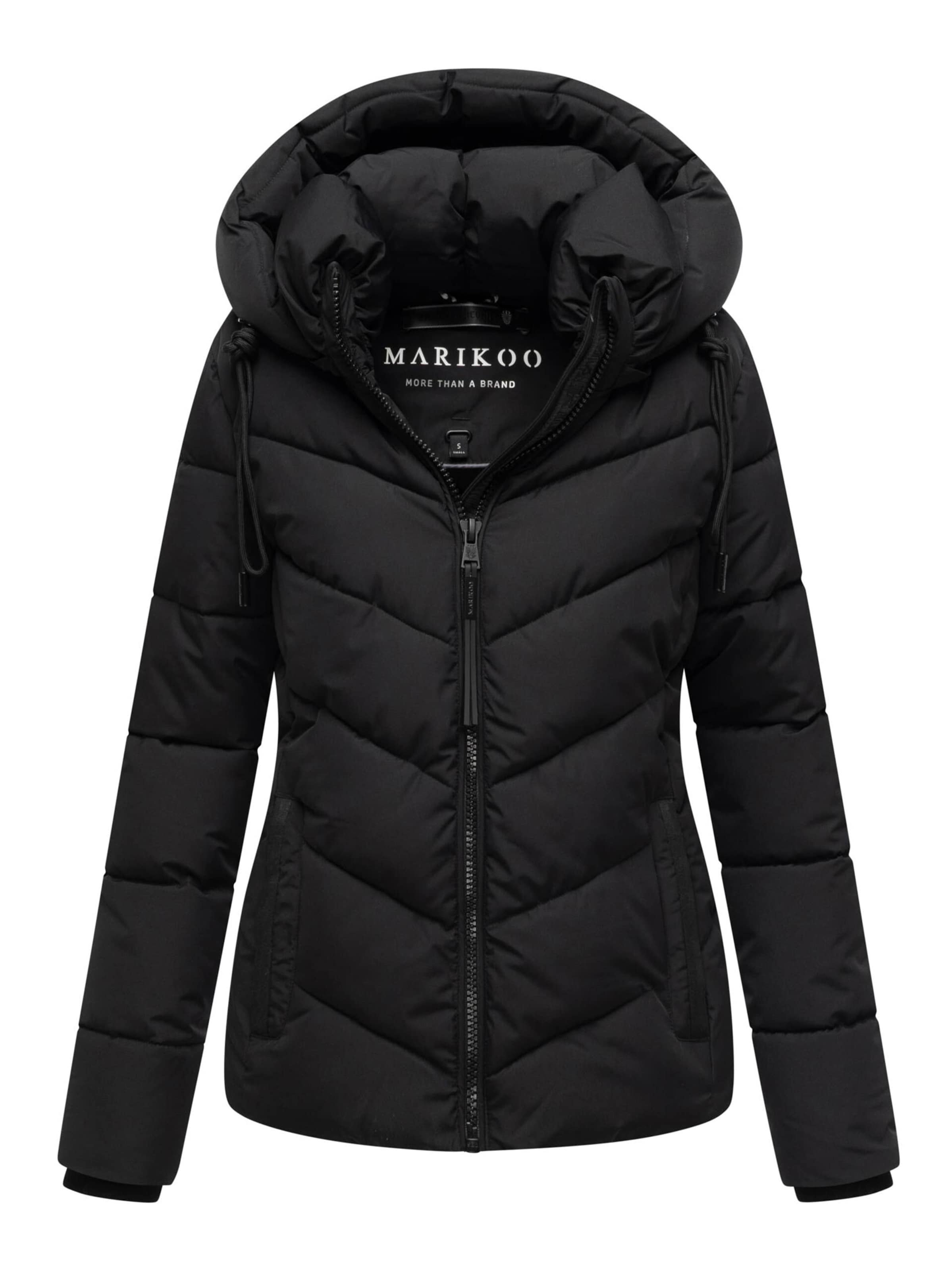 MARIKOO Winter jacket 'Sahnemausii N091' in Black