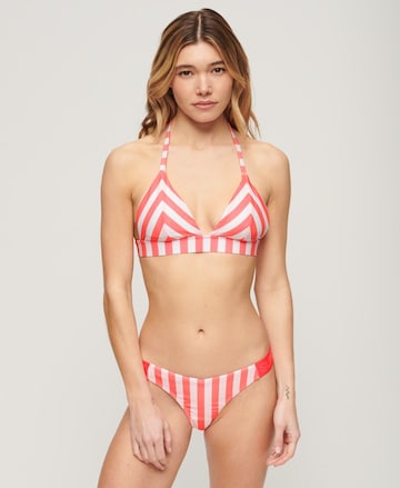 Superdry Bikini Bottoms in Pink: front