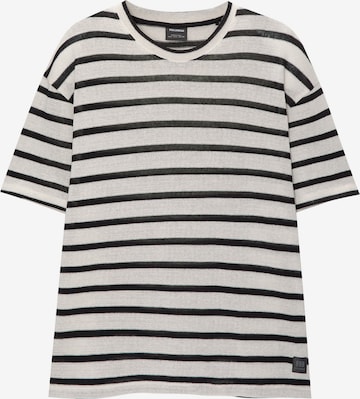 Pull&Bear Neulepaita värissä valkoinen: etupuoli