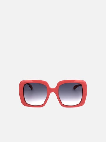 MONCLER Sunglasses in Red: front