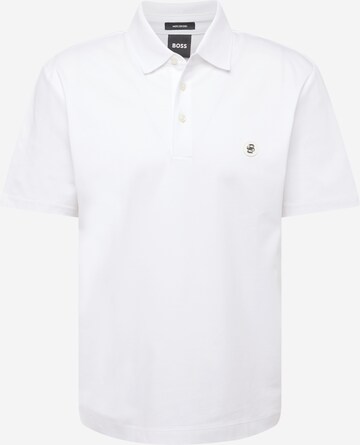 BOSS Koszulka 'Parris' w kolorze biały: przód