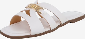 Ital-Design Mules in White: front