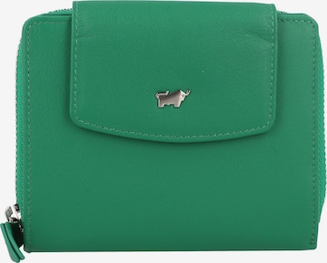 Braun Büffel Portemonnee 'Joy' in Groen: voorkant