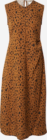 ARMEDANGELS Kjole 'EMALANAA LEOPAA' i camel / brun / sort, Produktvisning