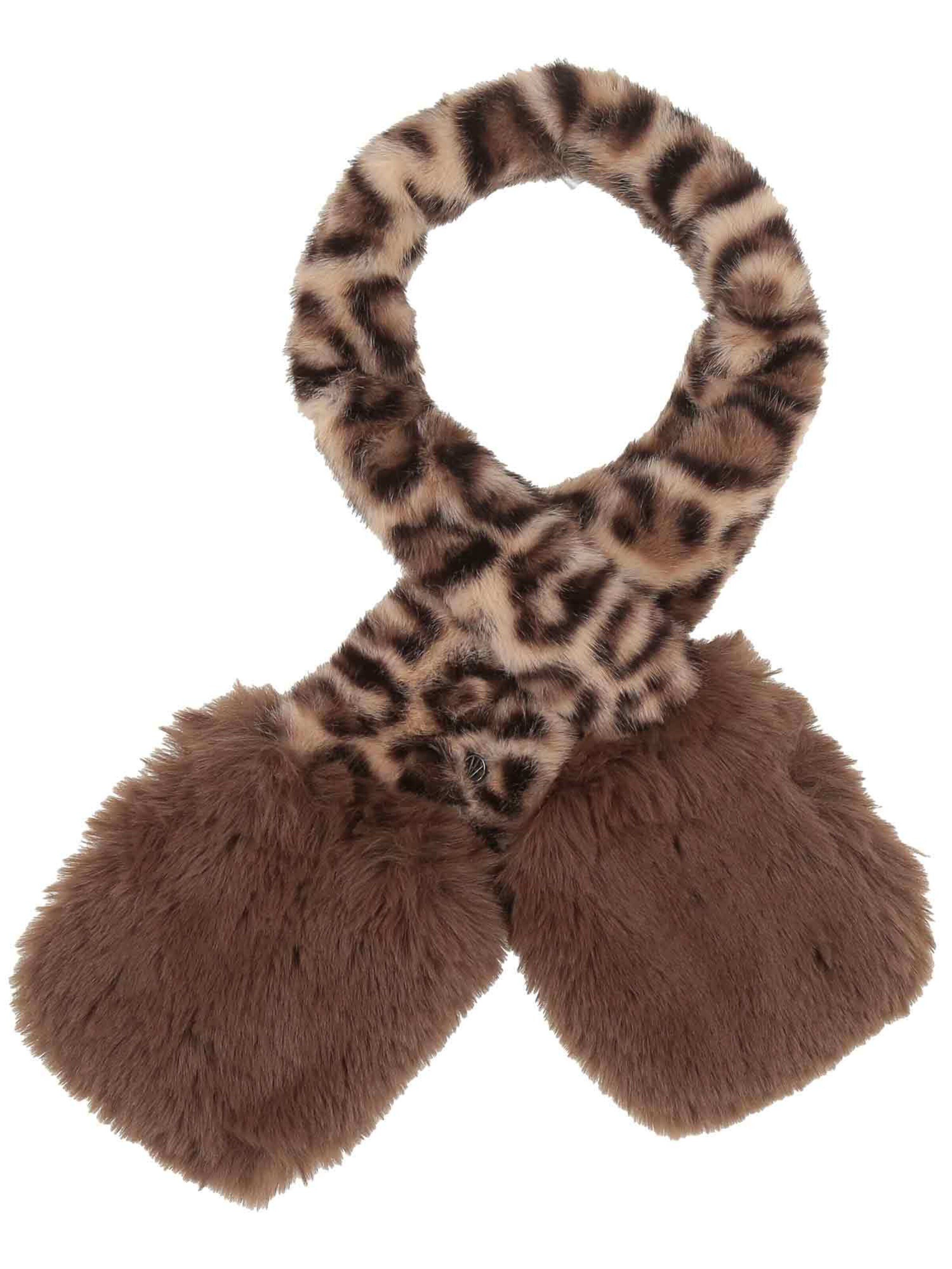 LOEVENICH Scarf in Brown: front