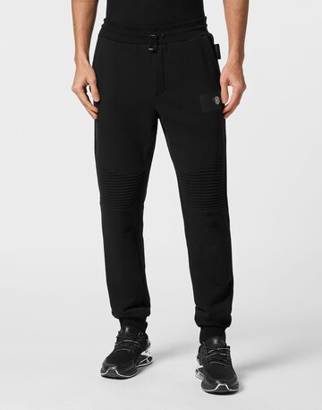 Plein Sport Regular Broek in Zwart: voorkant