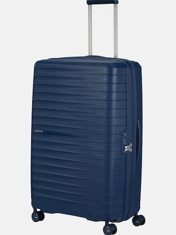 American Tourister Trolley in Blauw