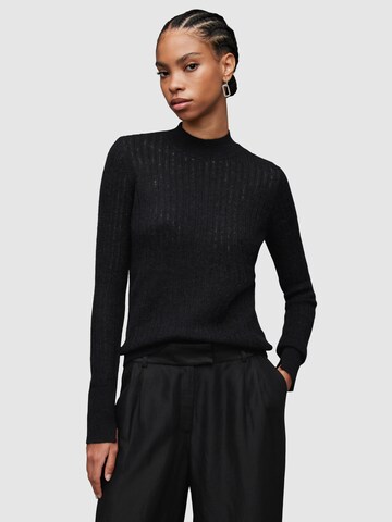 AllSaints Sweter 'ABI' w kolorze czarny: przód