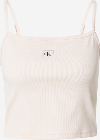 rožinė Calvin Klein Jeans Palaidinė be rankovių: priekis