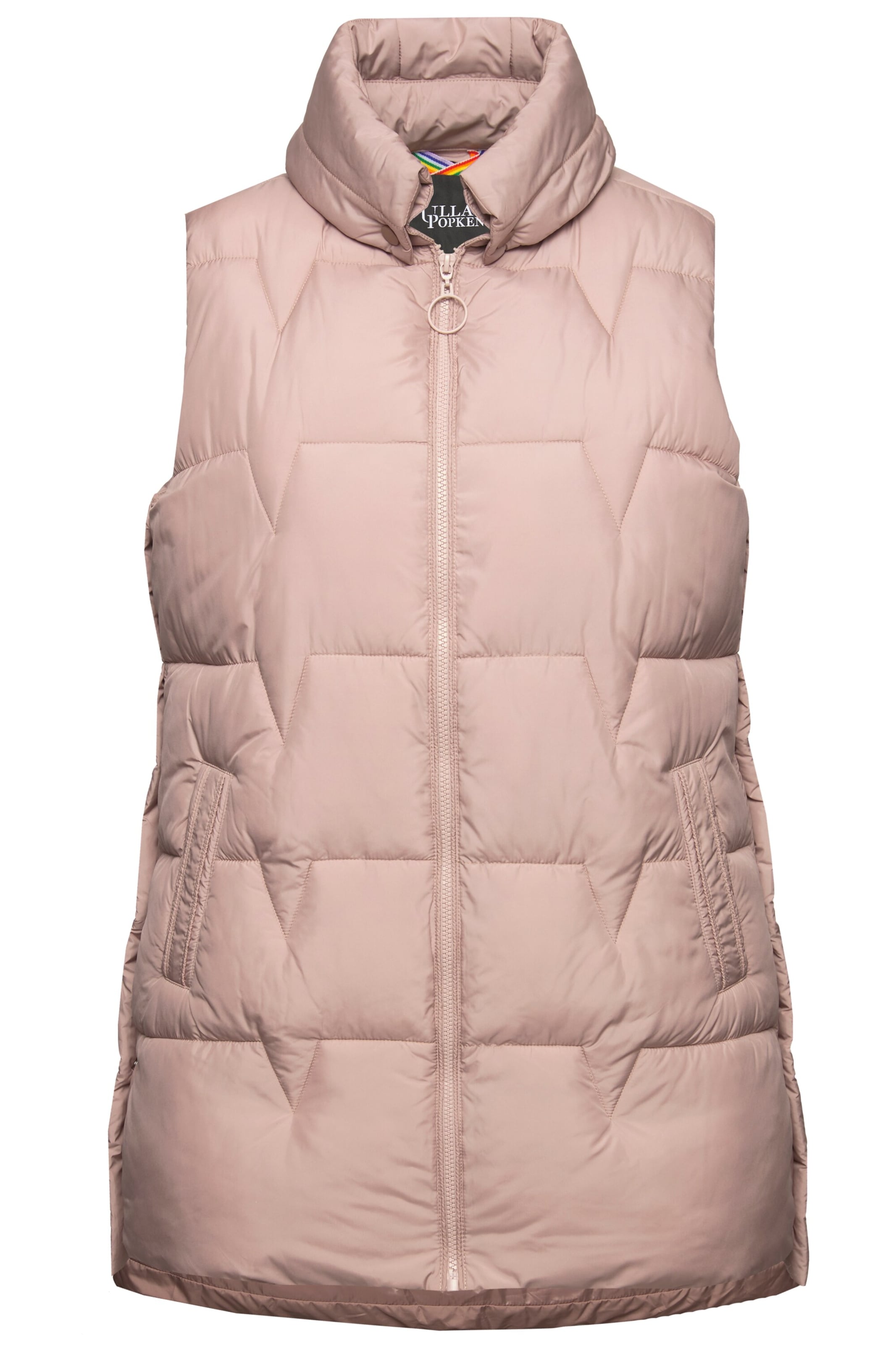 Ulla Popken Bodywarmer in Beige: voorkant