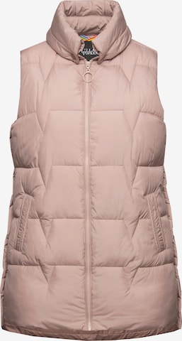 Ulla Popken Vest in Beige: front