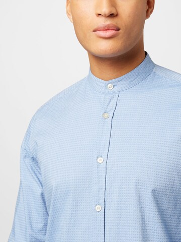 BOSS Orange Regular fit Button Up Shirt 'Race' in Blue