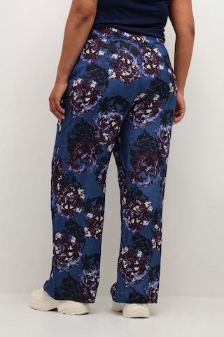 KAFFE CURVE Loose fit Pants in Blue