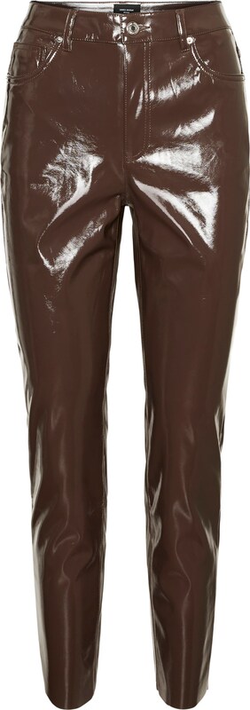 VERO MODA Slimfit Hose 'BRENDA' in Braun VERO MODA Slimfit Hose 'BRENDA' in Braun