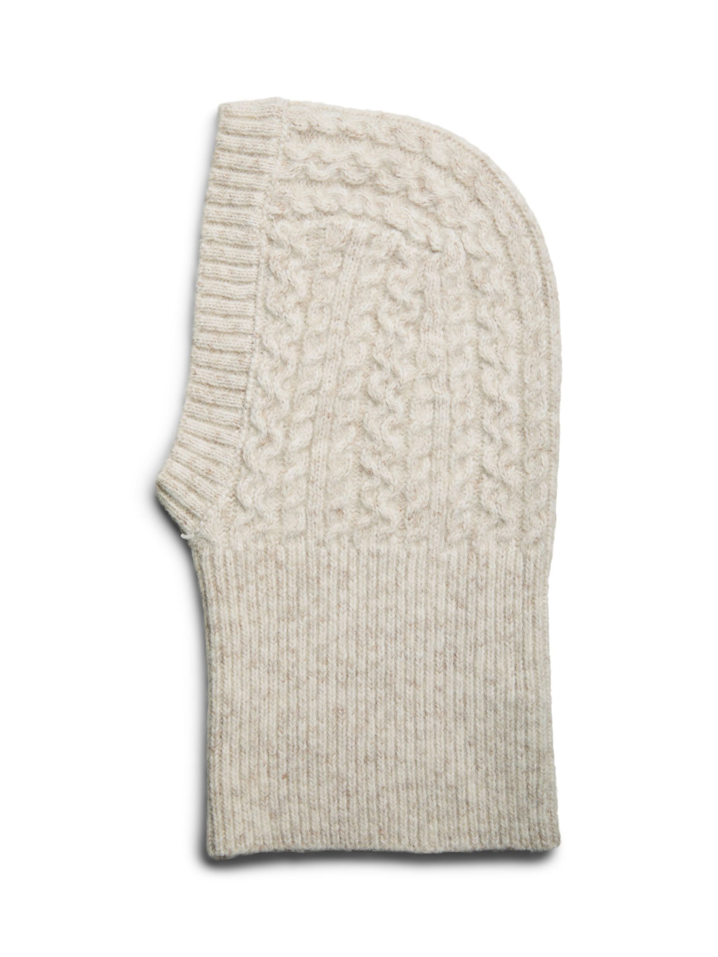 Berretto 'PCJisa' di PIECES in bianco: frontale