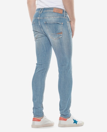 Le Temps Des Cerises Skinny Jeanshose 'POWER' in Blau