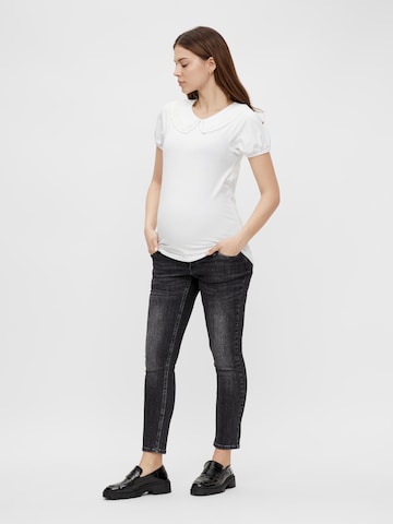 MAMALICIOUS Skinny Jeans 'CALIFORNIEN' in Grau