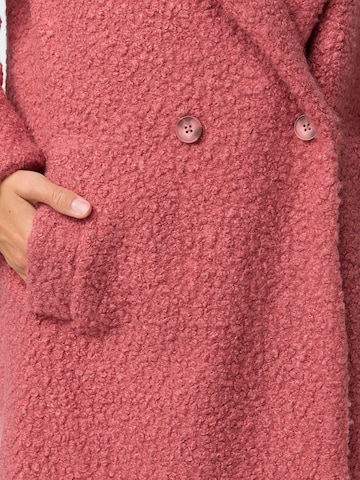 Threadbare Between-seasons coat 'Sunflower' in Pink