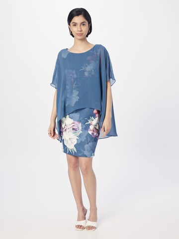 Robe SWING en bleu : devant