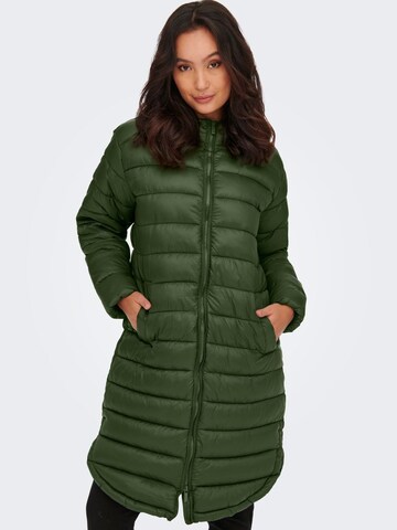 Manteau d’hiver 'ONLMelody' ONLY en vert : devant