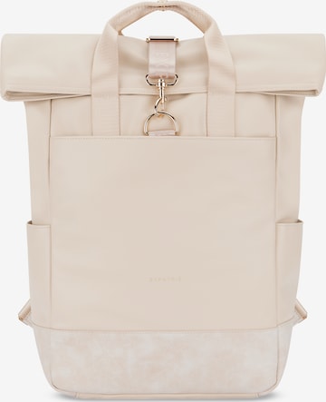 Expatrié Backpack 'Adele' in Beige: front