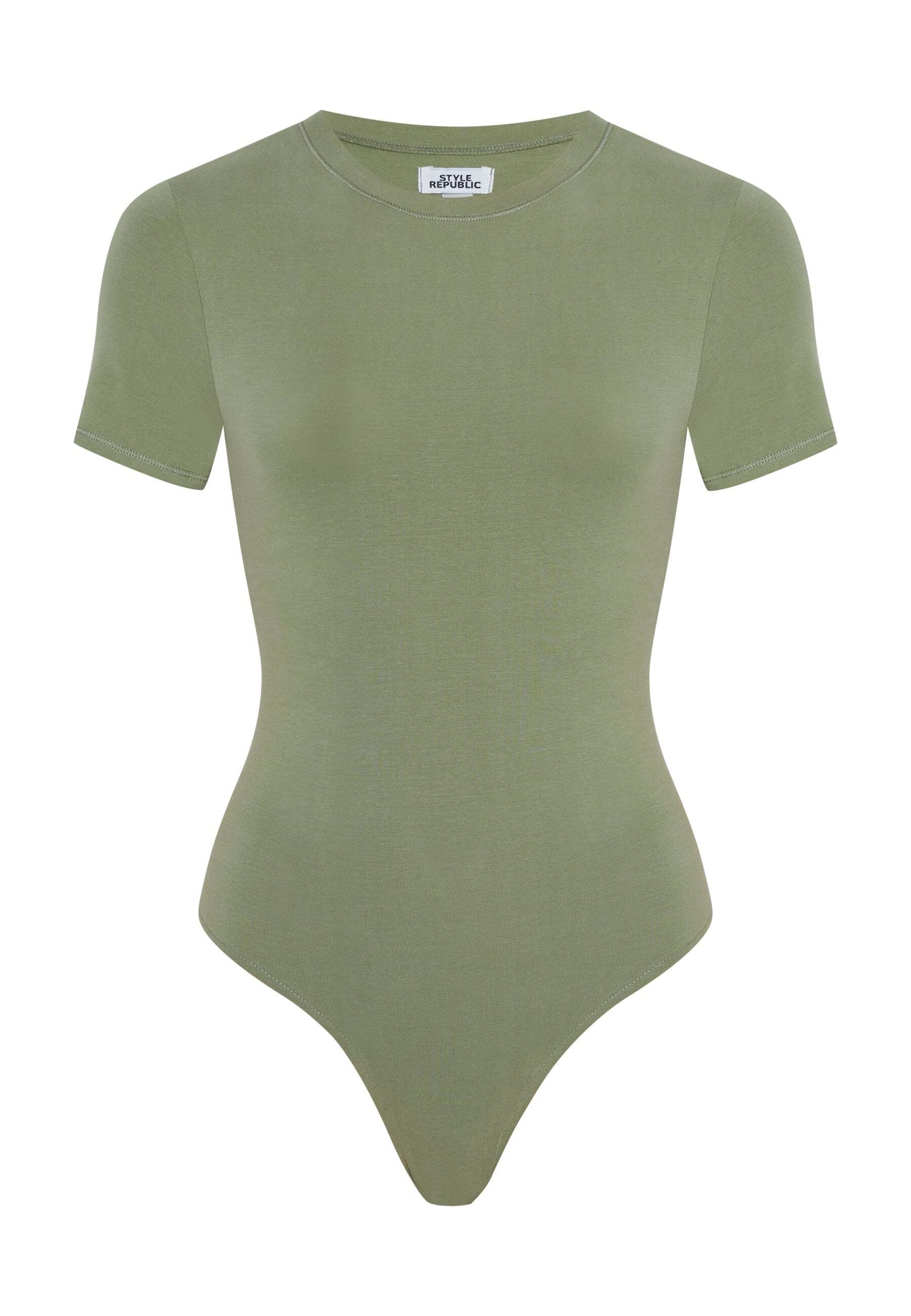 Style Republic Shirt body in Groen: voorkant