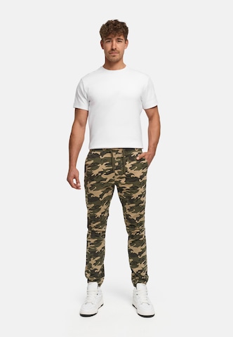 INDICODE JEANS Regular Chino trousers 'Fields' in Green